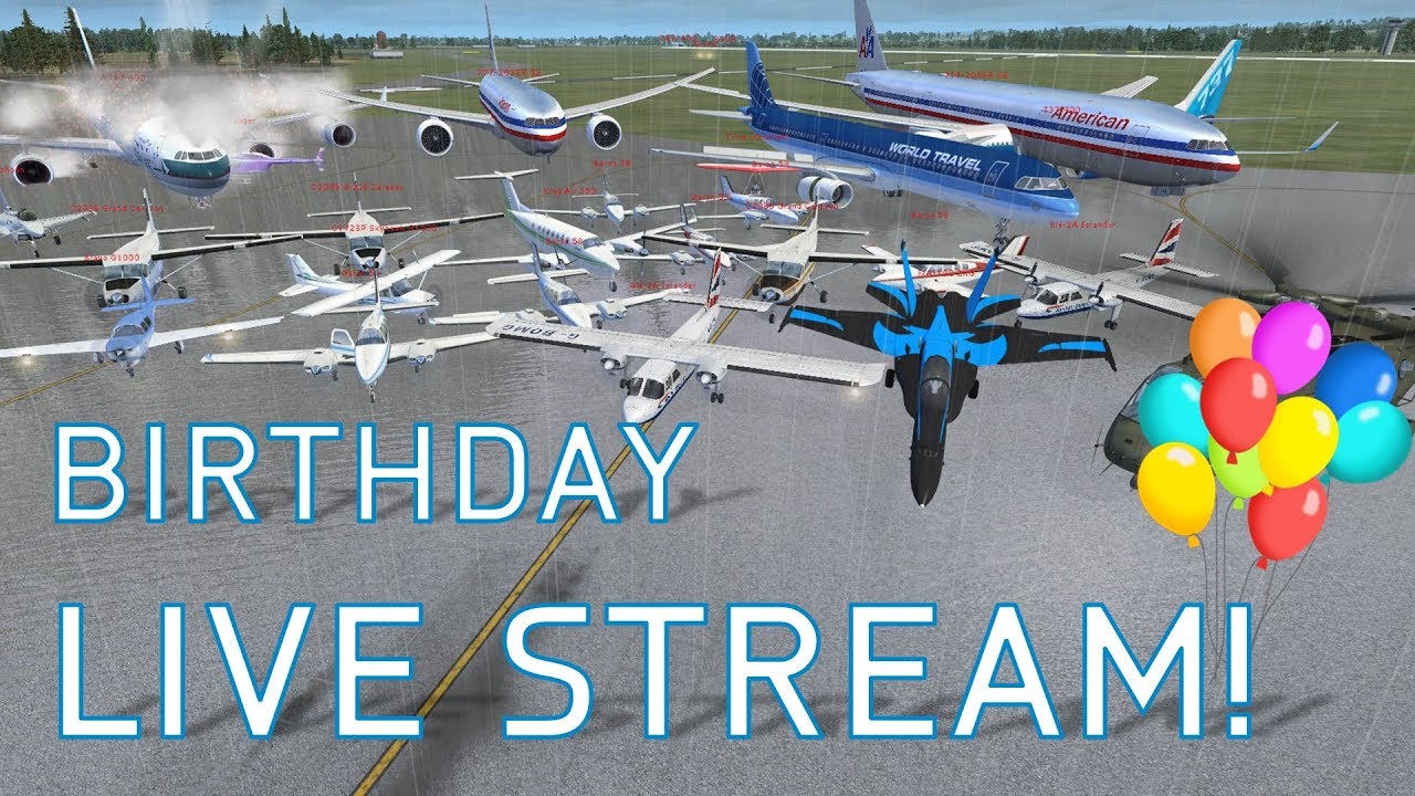 Birthday Stream! | Races + Flight + Giveaway | Birmingham to Glasgow