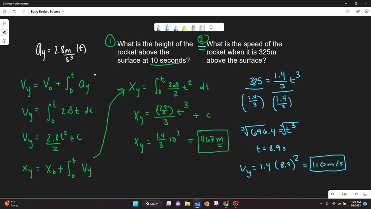 Motion: Basic Rocket Science (Calculus-Based Physics)