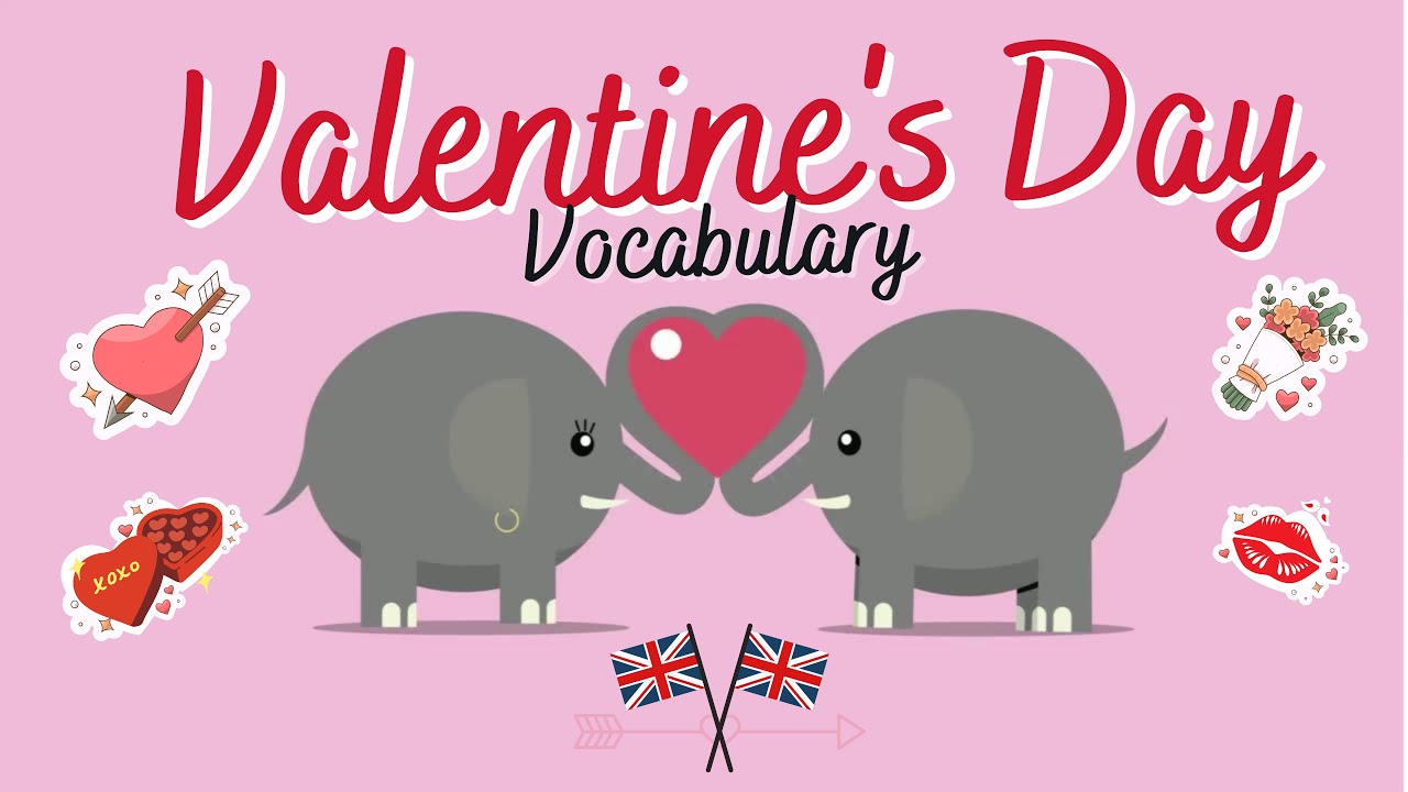 Valentine's Day - English vocabulary - FREE PDF worksheet