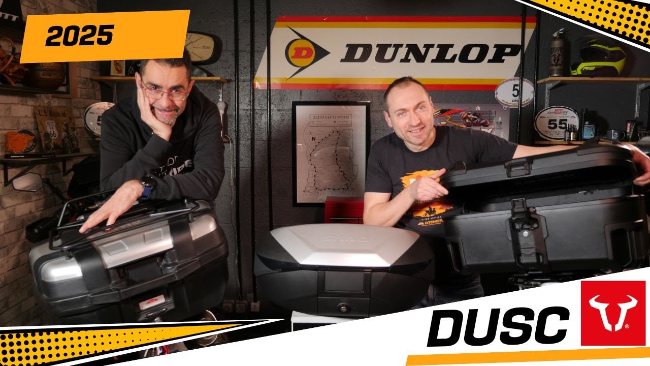 SW-Motech DUSC XL vs Givi Trekker 52 vs Shad SH58X : Quel top case choisir ?