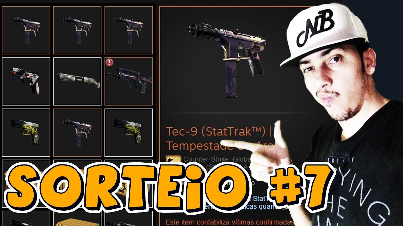 CS:GO: Sorteio #7 I Amanhã as 19:00 aqui no youtube.