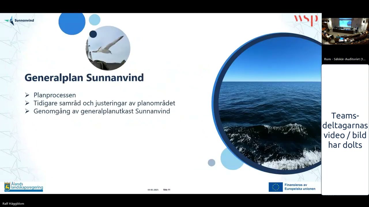 Projekt Sunnanvinds samrådstillfälle 19.05.2025