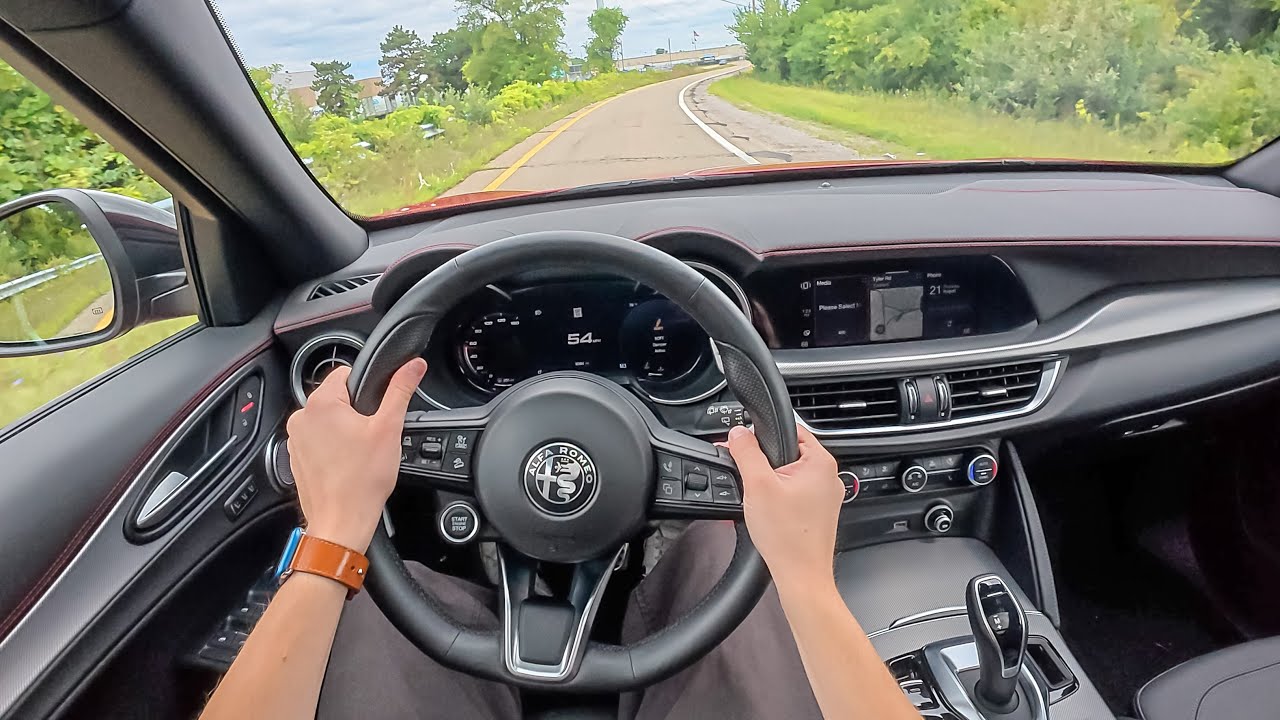 2025 Alfa Romeo Stelvio Tributo Italiano - POV Test Drive (Binaural Audio)