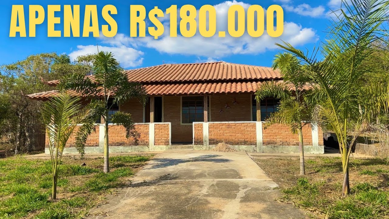 Chácara a avaliada em 220 mil está a venda por 185 mil em Minas Gerais