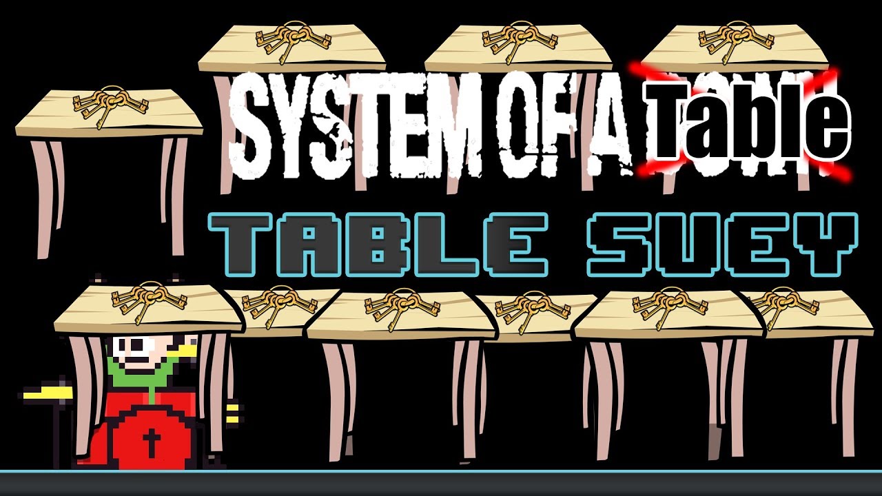 System of a TABLE - TABLE Suey! (Meme Drum Cover) -- The8BitTABLE