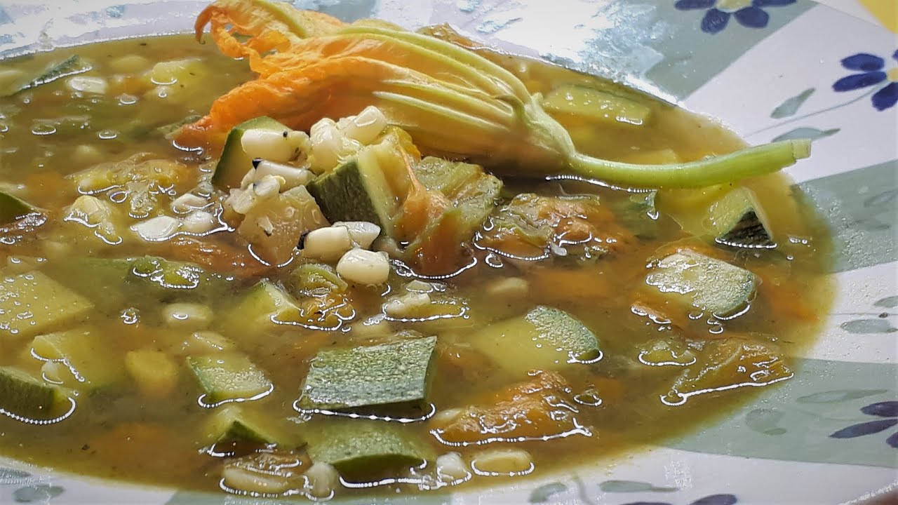 ⭐️Sopa de Flor de Calabaza con Elote⭐️Wow! Increíble Sabor, Te Encantará.. Clásica Delicia Mexicana