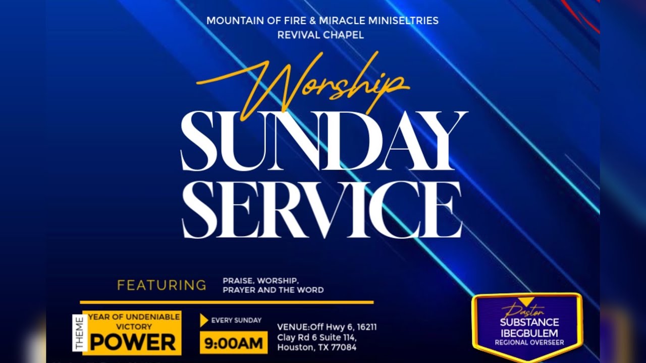 LIVE | SUNDAY WORSHIP SERVICE | OCTOBER 19TH, 2025 | MFM REVIVAL CHAPEL