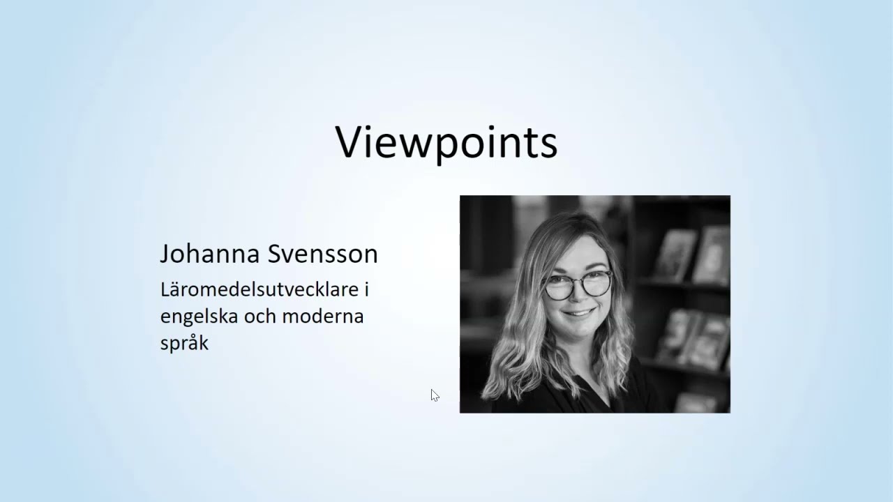 Viewpoints 1 digitalt läromedel 2023