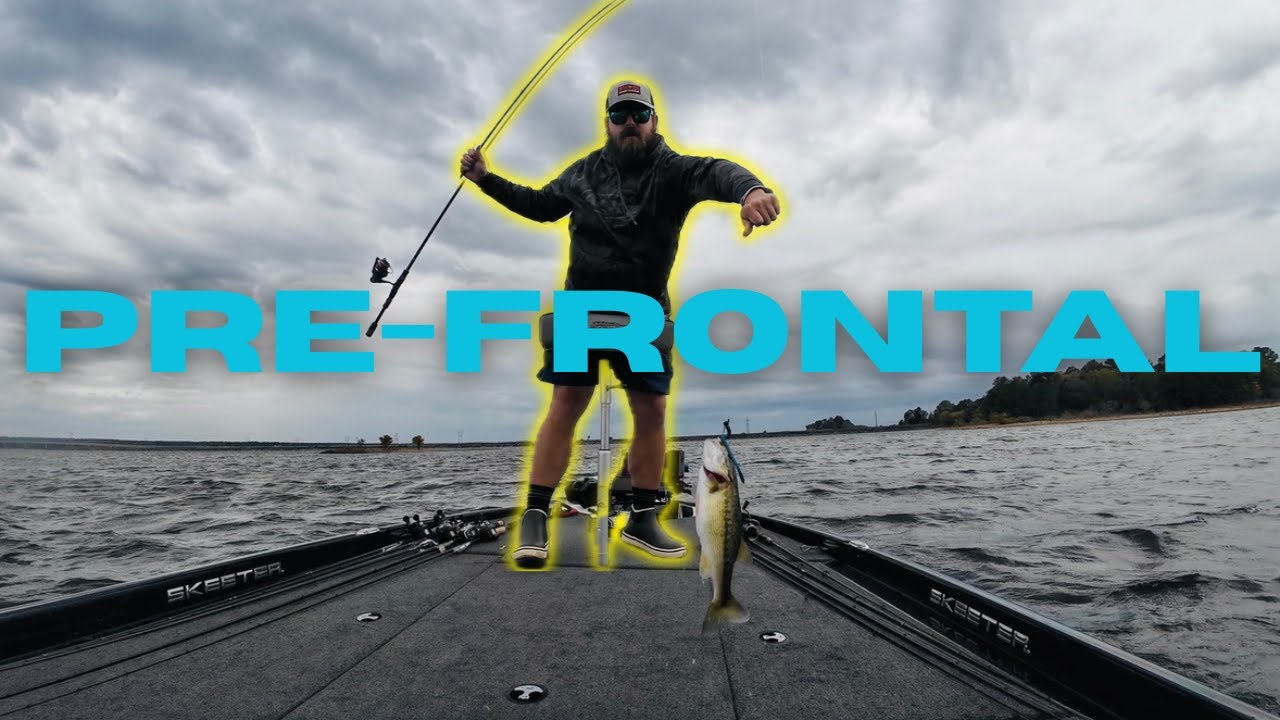 Fishing in NASTY Pre-Frontal Weather on Clarks Hill - October Club Tournament