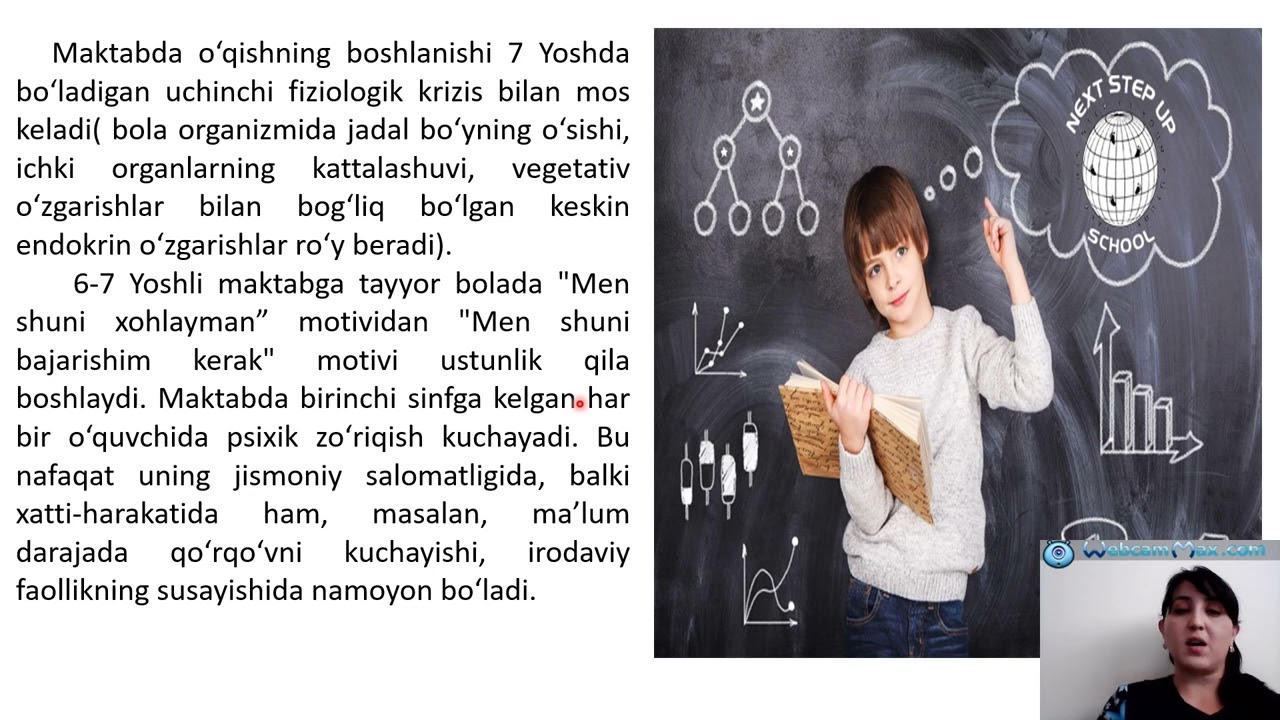 Kichik maktab yosh davrida psixik rivojlanish xususiyatlari