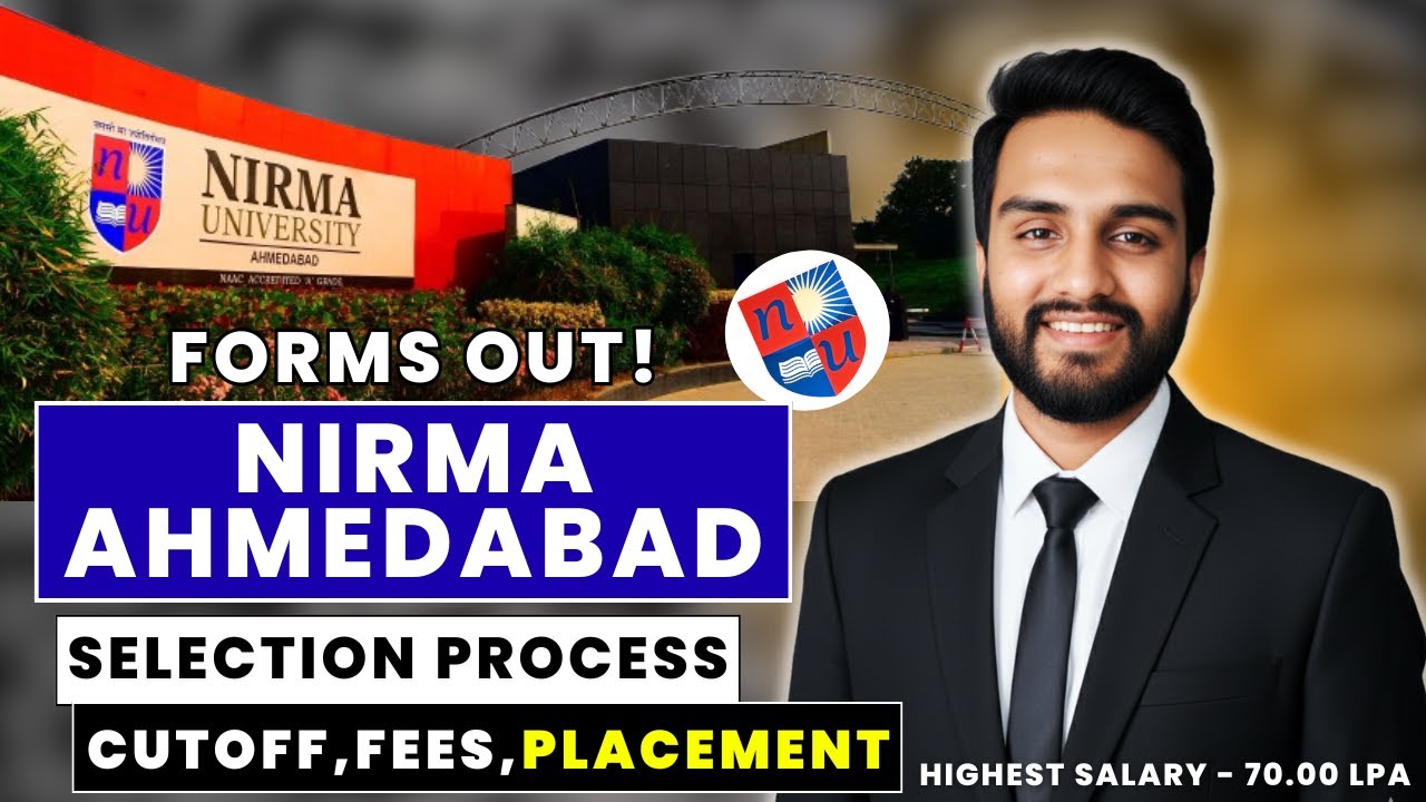 MBA From NIRMA ?| Highest Package 70 Lakh! | Admission Process, Placement,Fees | Should You Apply ?