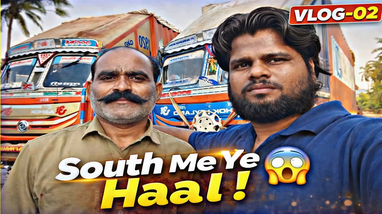 South India Me Entry 😱 Itni Garmi Socha Nahi Tha || Day 2 Truck Vlog Bhopal To Bangalore 🚚