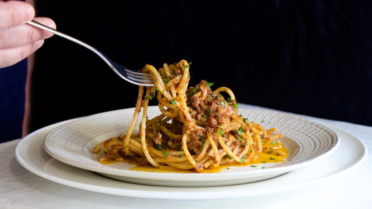 Spaghetti Con le Alici Fresche