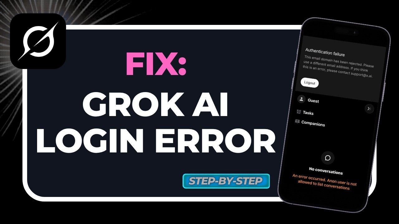 How to Fix Grok AI Login Error (Fix 