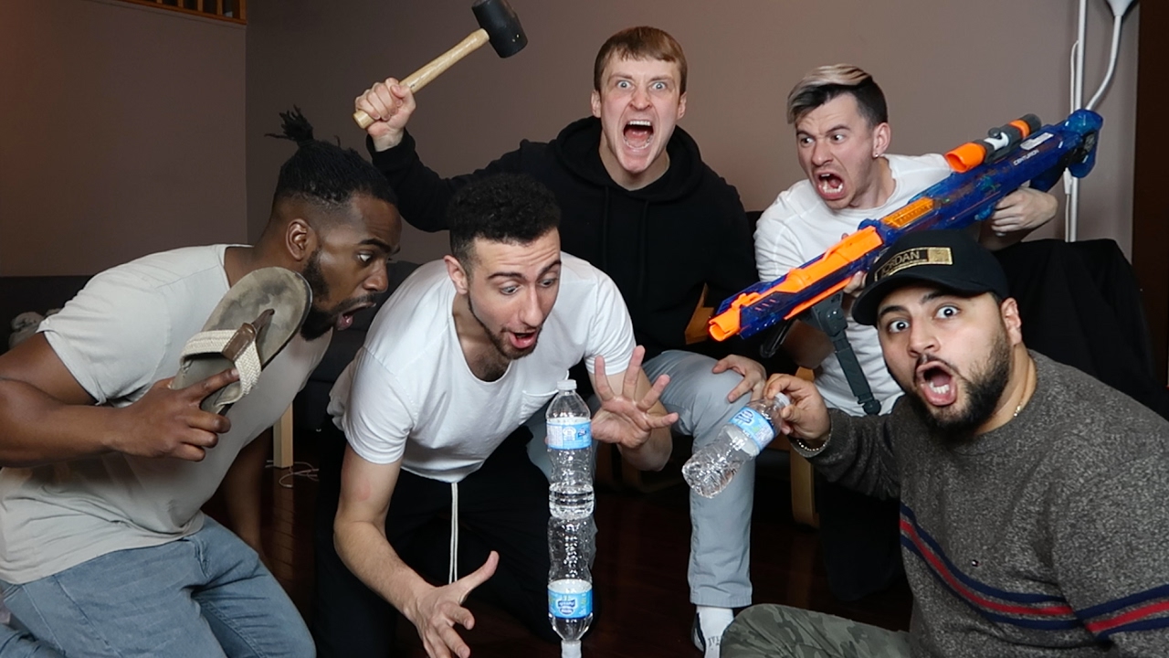 WATER BOTTLE FLIP TRUTH OR DARE!! *BEAN BOOZLED*