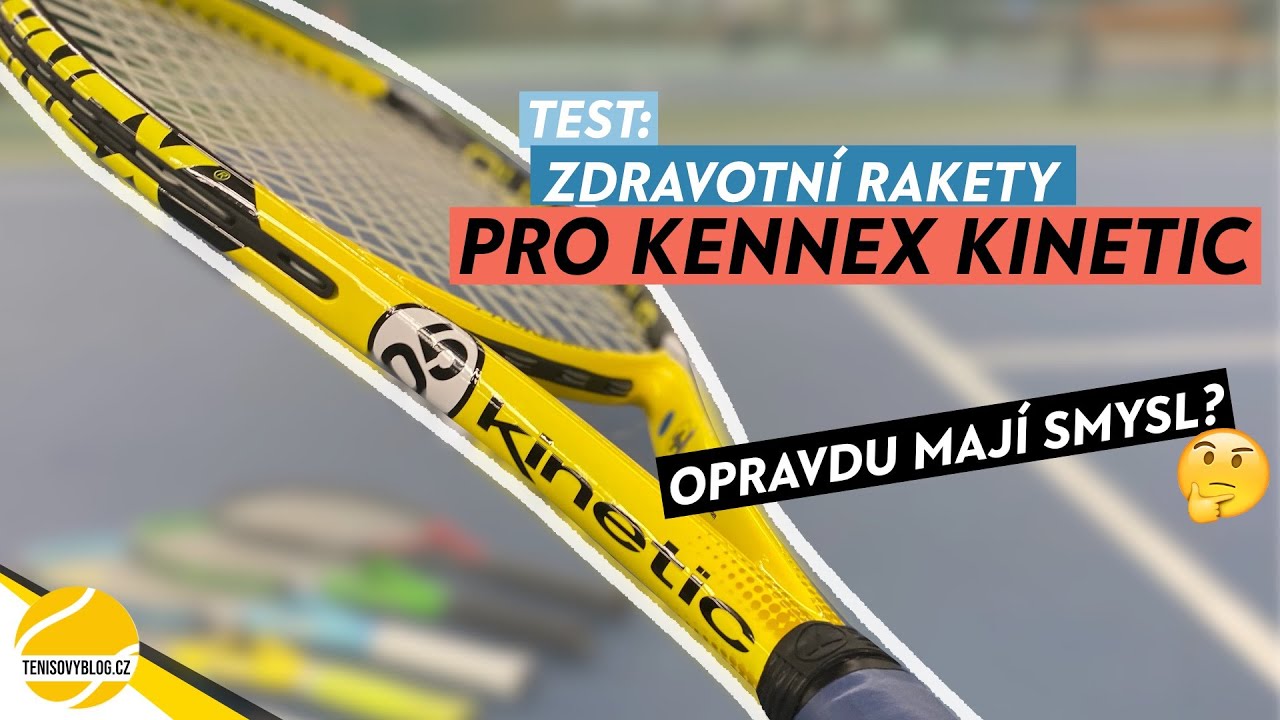 Zdravotn&iacute; rakety Pro Kennex Kinetic - pomohou s tenisov&yacute;m loktem? #tenis #tenisoverakety #prokennex
