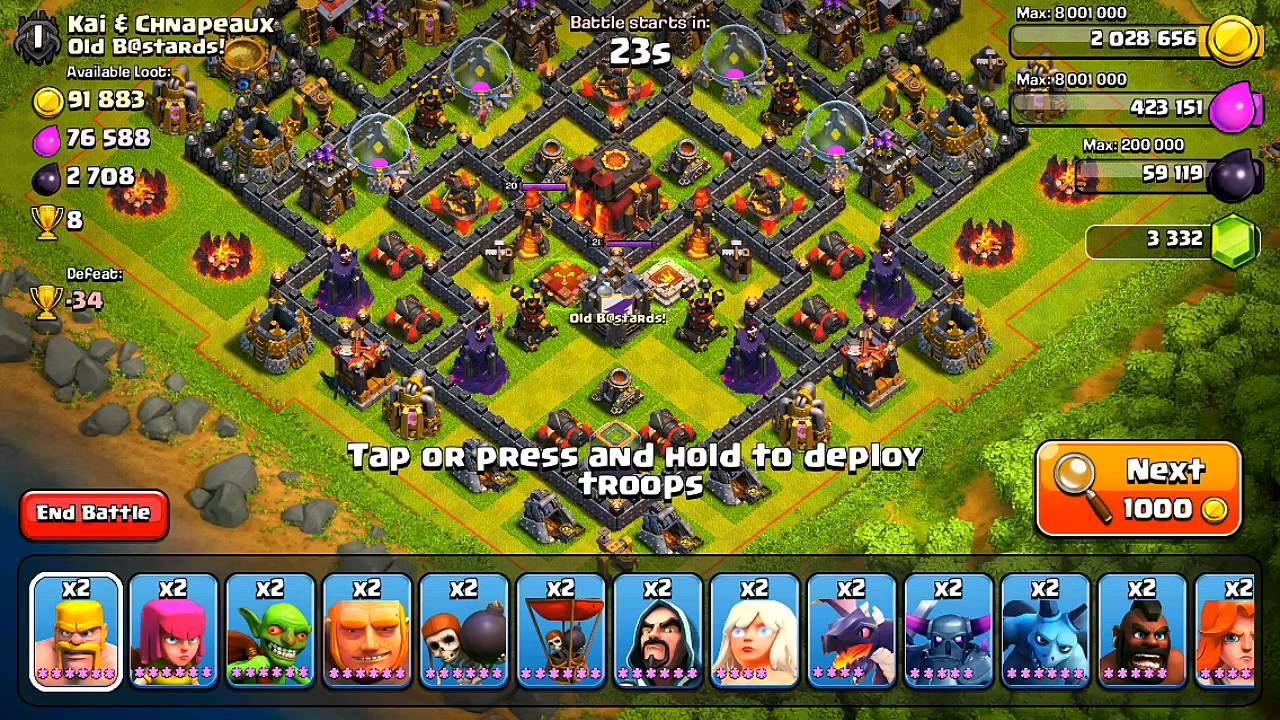Clash of Clans - F.A.C.E.R.O.L.L. (Стратегия атаки)