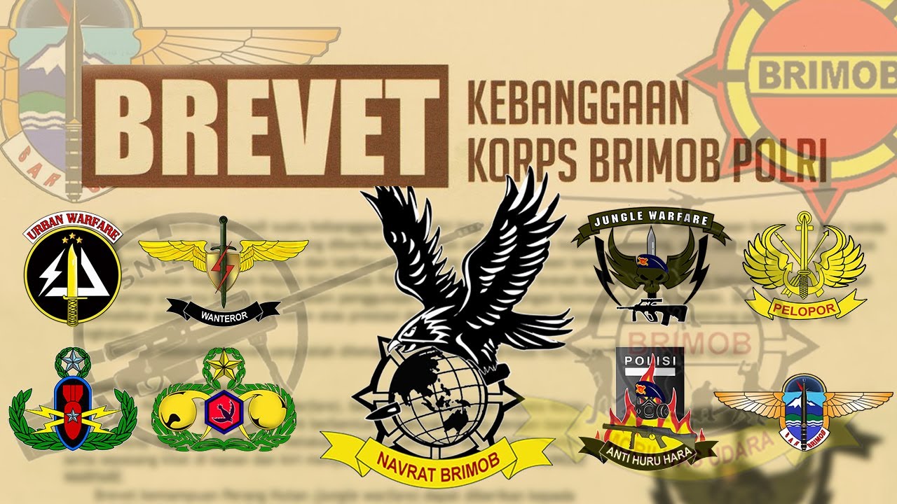 BREVET KEBANGGAAN KORPS BRIMOB POLRI