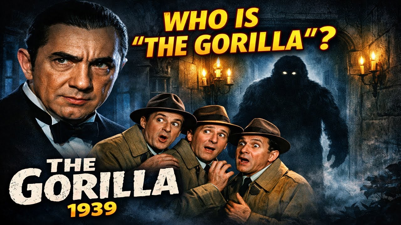 The Gorilla (1939) | Classic Mystery Comedy Full Movie Death Threats Signed