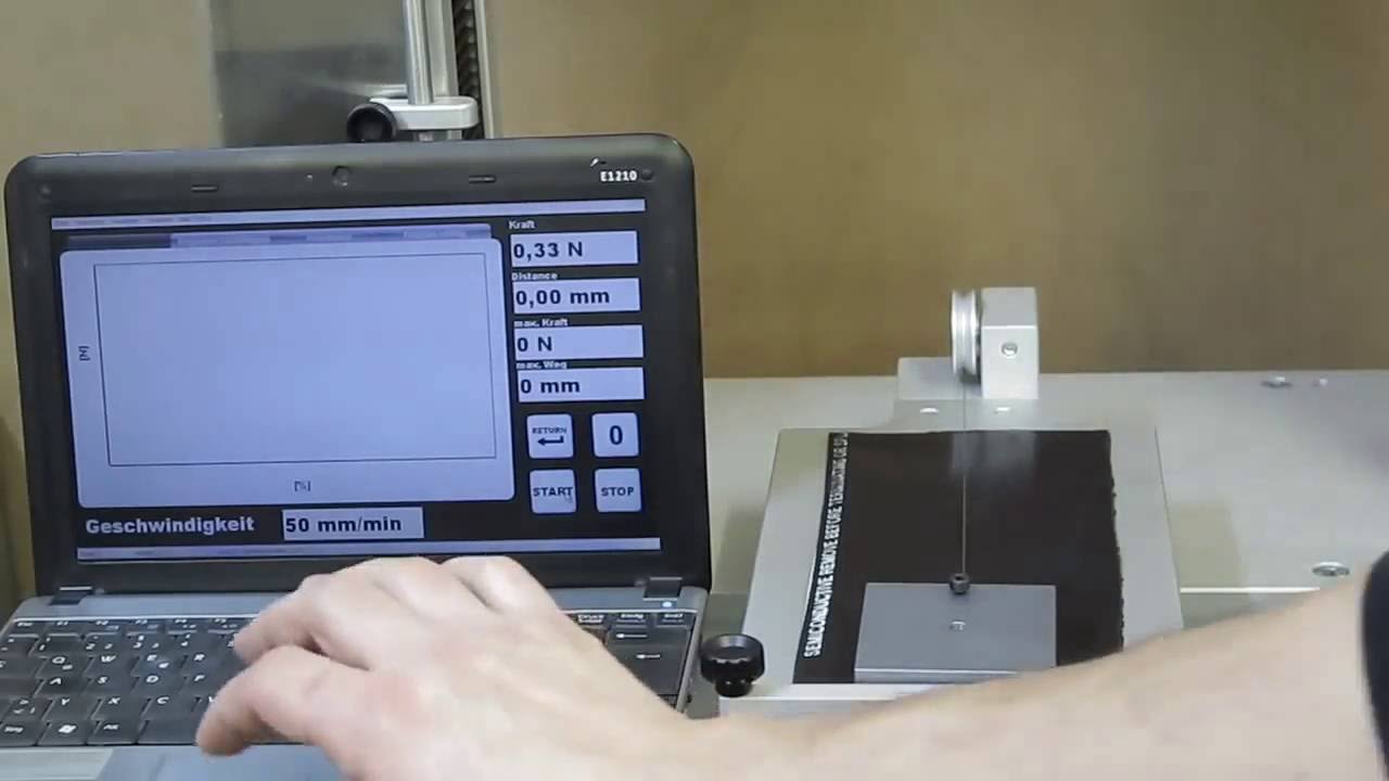 ASTM D1894 - Coefficient of Friction Testing Fixture