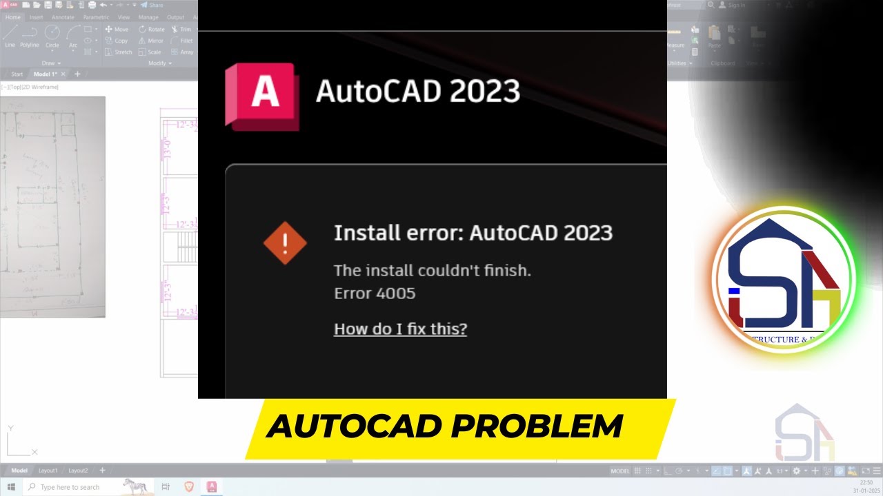 AutoCAD Fix Error 4005 in Minutes