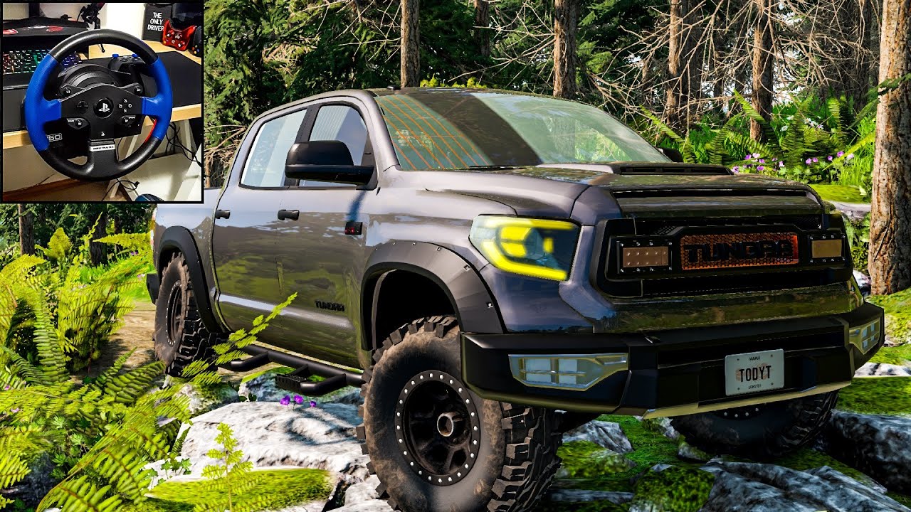 Toyota Tundra Off-Roading | Thrustmaster T150  Gameplay - BeamNG