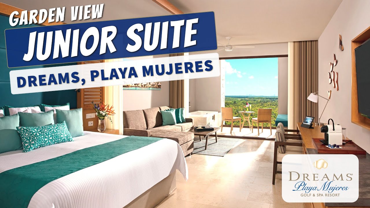 Junior Suite Garden View | Dreams Playa Mujeres Resort | Full Walkthrough Room Tour | 4K