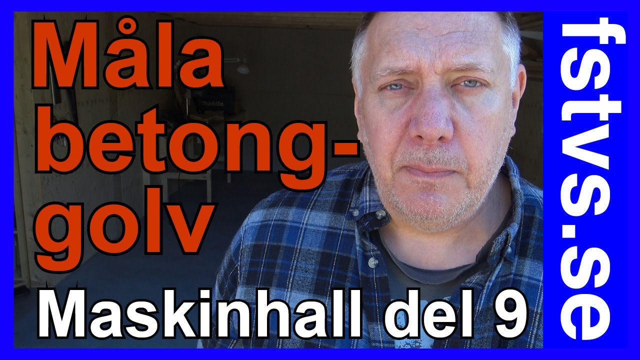 Måla betonggolv