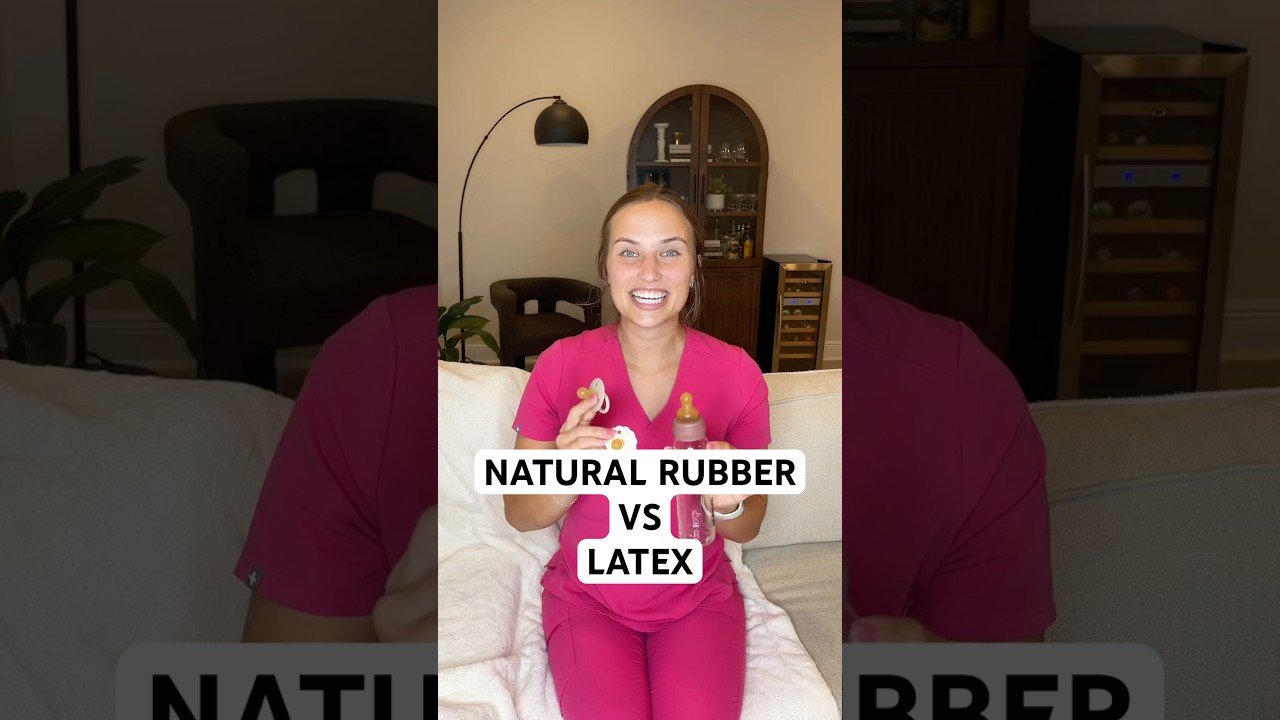 Natural rubber vs latex #pacifier