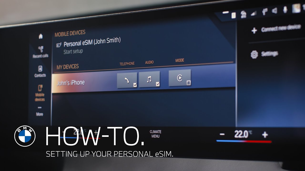 Konfiguracja BMW Personal eSIM &ndash; film instruktażowy BMW