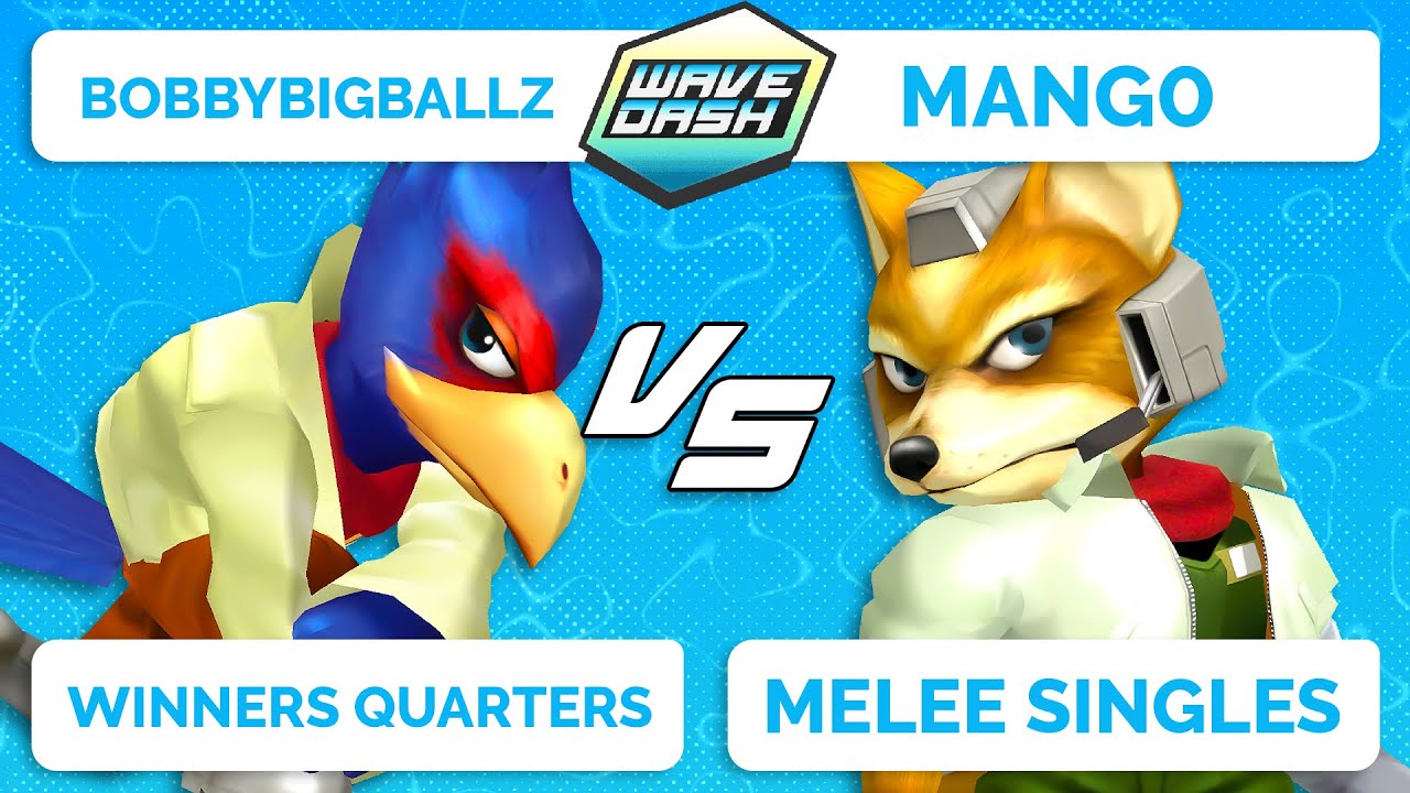 WAVEDASH 2022 - BobbyBigBallz (Falco) VS Mang0 (Fox) - SSBM - Winners Quarters
