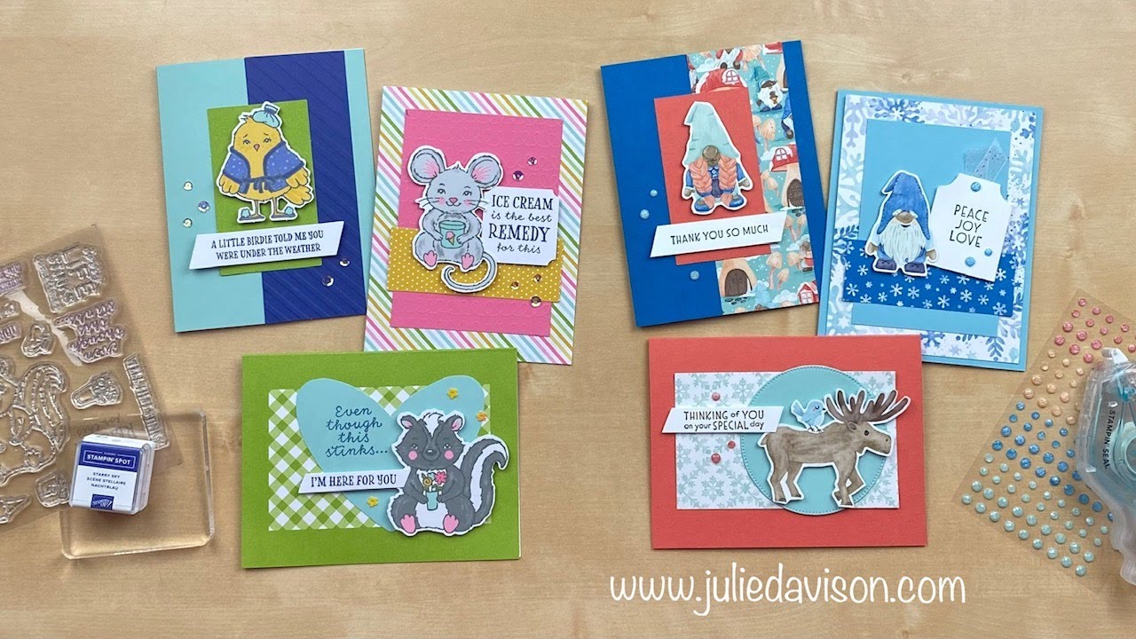 Stampin' Up! The Best Remedy Card Kit | Storybook Gnomes Cards ~ Thursday Night Stamp Therapy