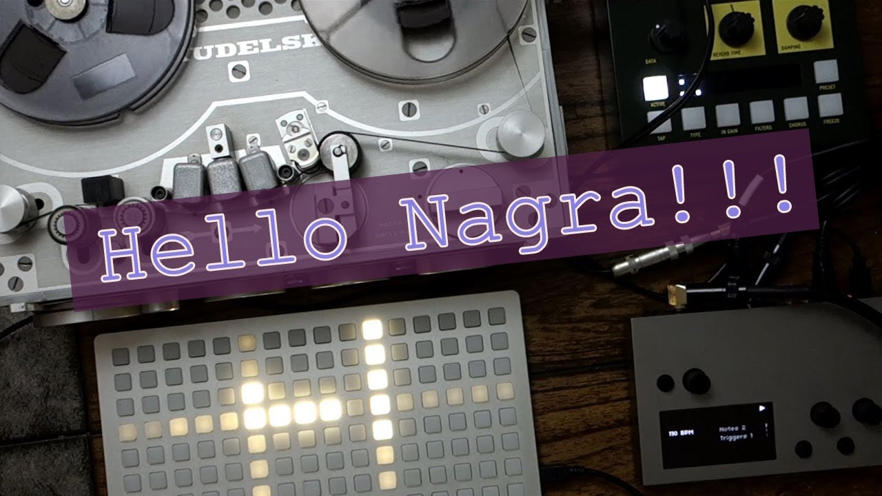 Trying out the Nagra III with Volca Keys and Norns