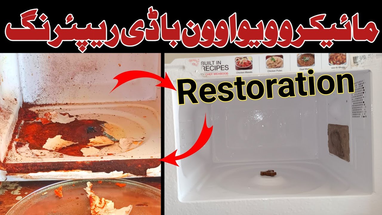 Rusty Microwave Oven Repair Easy method  | New Oven Dirty Rusty Body Fixed #microwaveoven#oven