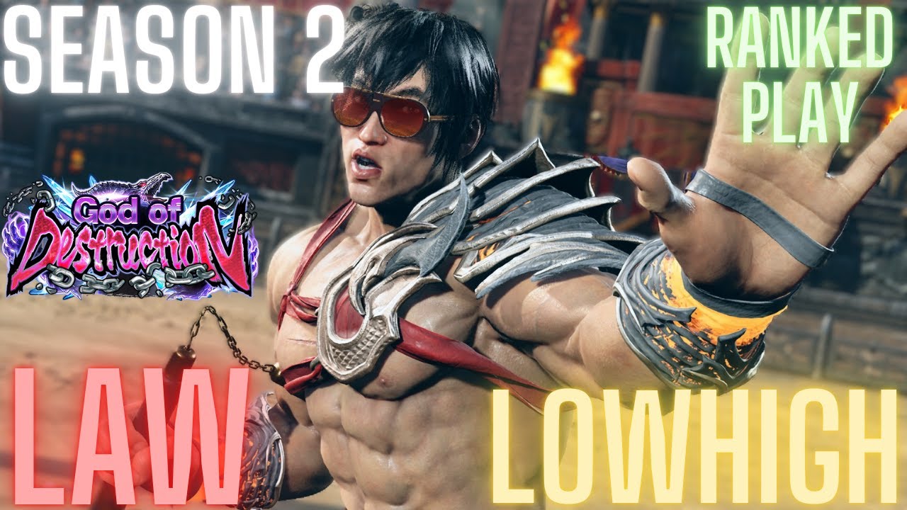 Tekken 8 | LowHigh (Law) God of Destruction Ranked Play
