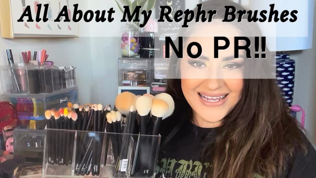 THE TRUTH about my REPHR FUDE MAKEUP BRUSHES collection... Favs & Fails & How I use each (not PR)
