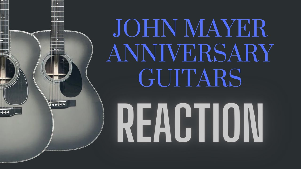 Reacting to the John Mayer Anniversary Guitars!