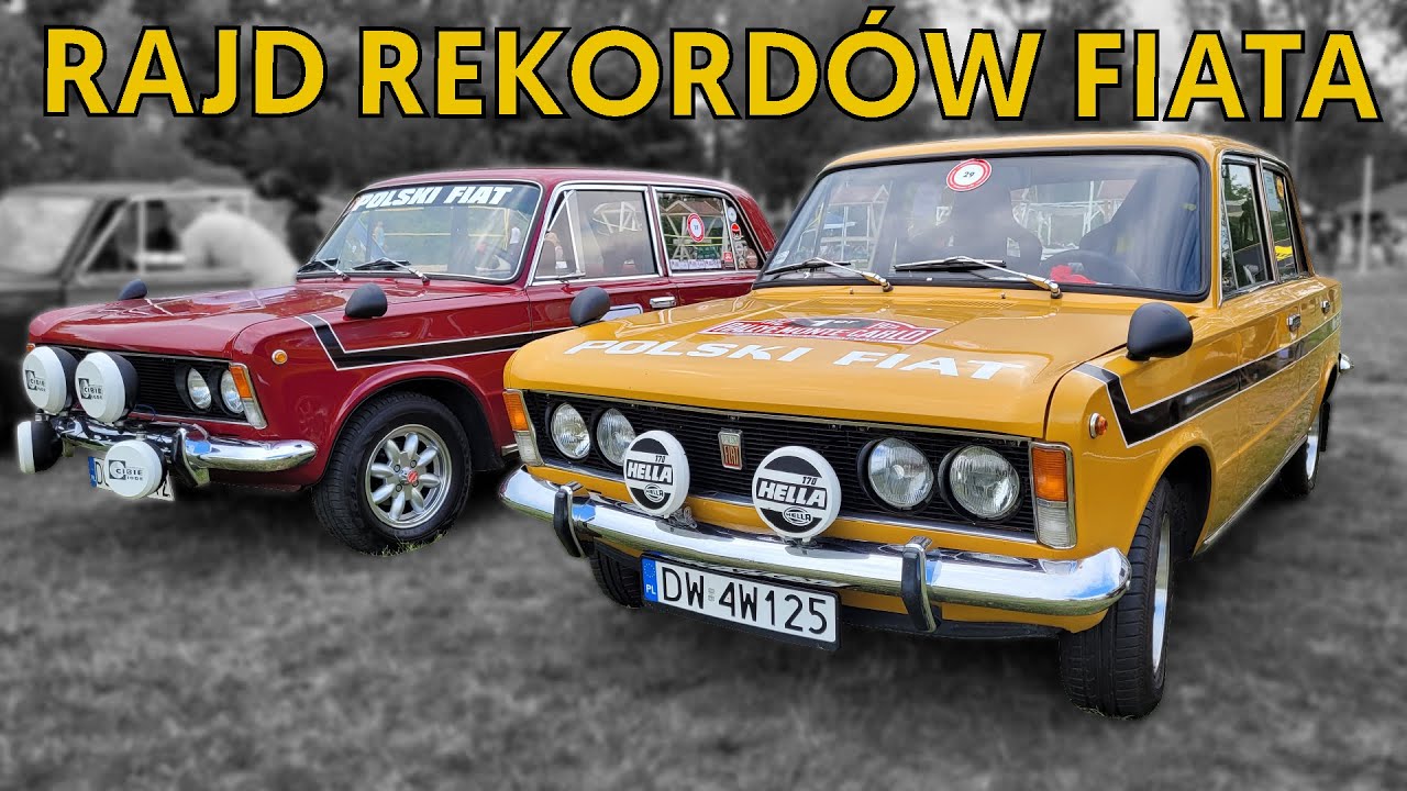 PIERWSZY RAJD REKORDÓW FIATA 125P | 100% KLASYKÓW Jarzyna Film