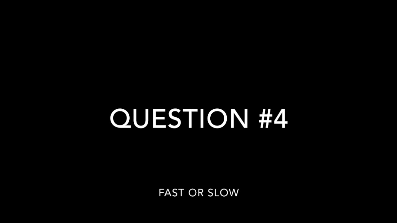 Fast or Slow: Tempo ID