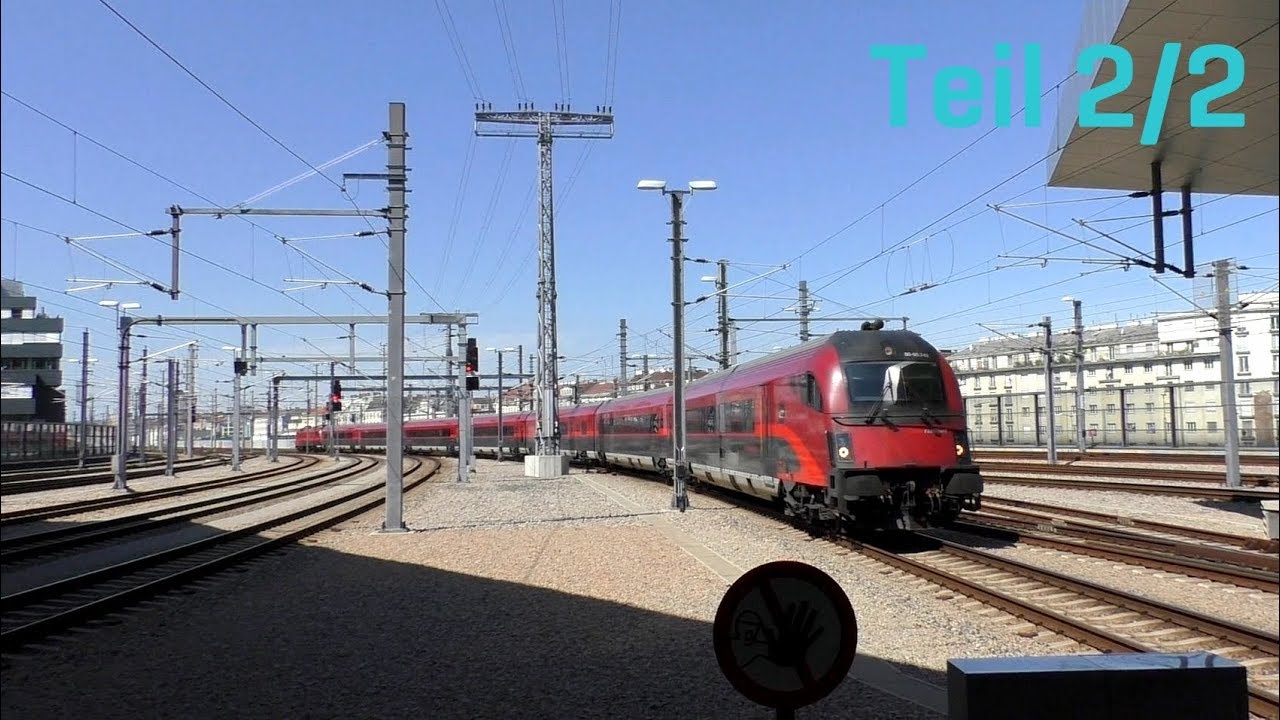 Wien Hbf [Teil 2/2] mit ÖBB railjet • ÖBB 5047 • ventus • ÖBB 4020 • MÁV