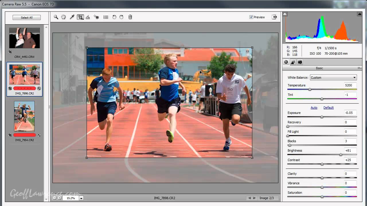 Processing RAW files in Adobe Camera RAW - Part 2 - The Toolbar