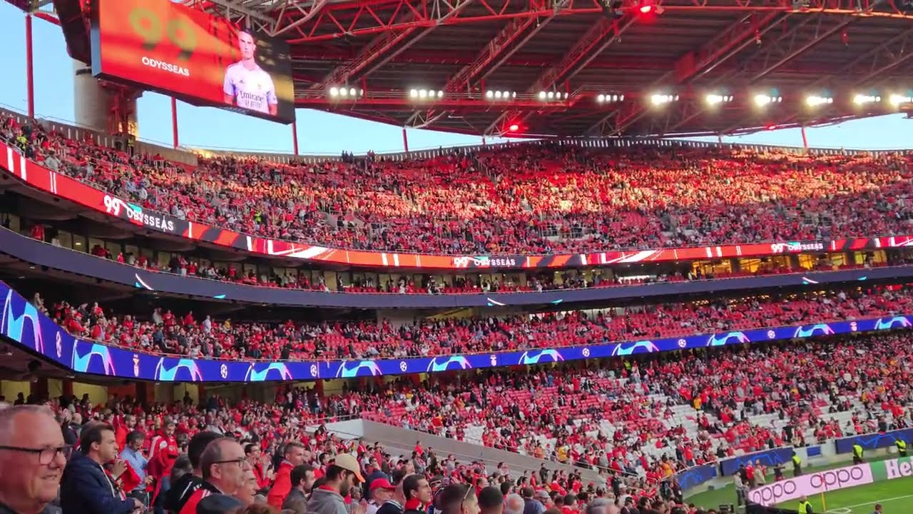 8K | Benfica x Inter | Estádio | Onze do jogo