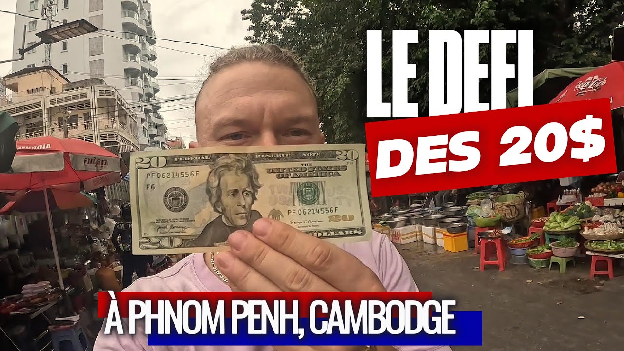 Que faire avec 20$ à Phnom Penh, Cambodge 🇰🇭