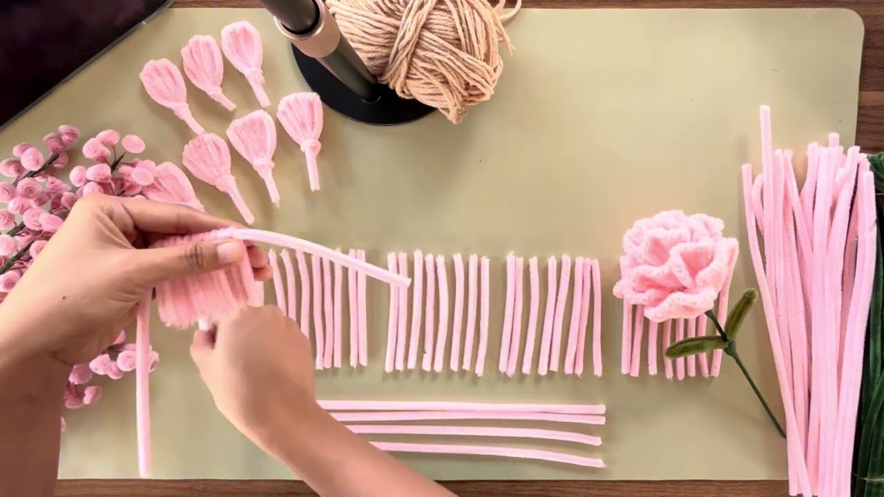 DIY Carnation Fuzzy Wire Tutorial