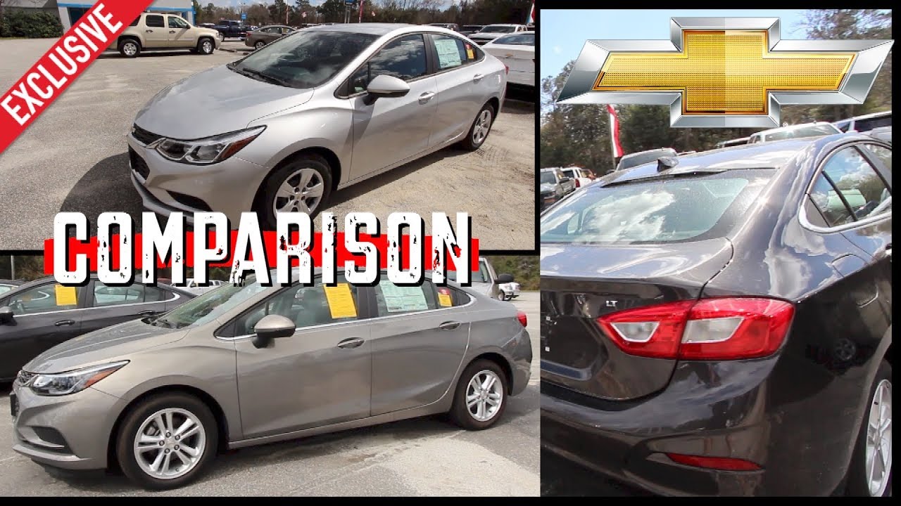 ⚫ Comparison Review - 2018 Chevy Cruze LT vs LS | Differences in Options & Price