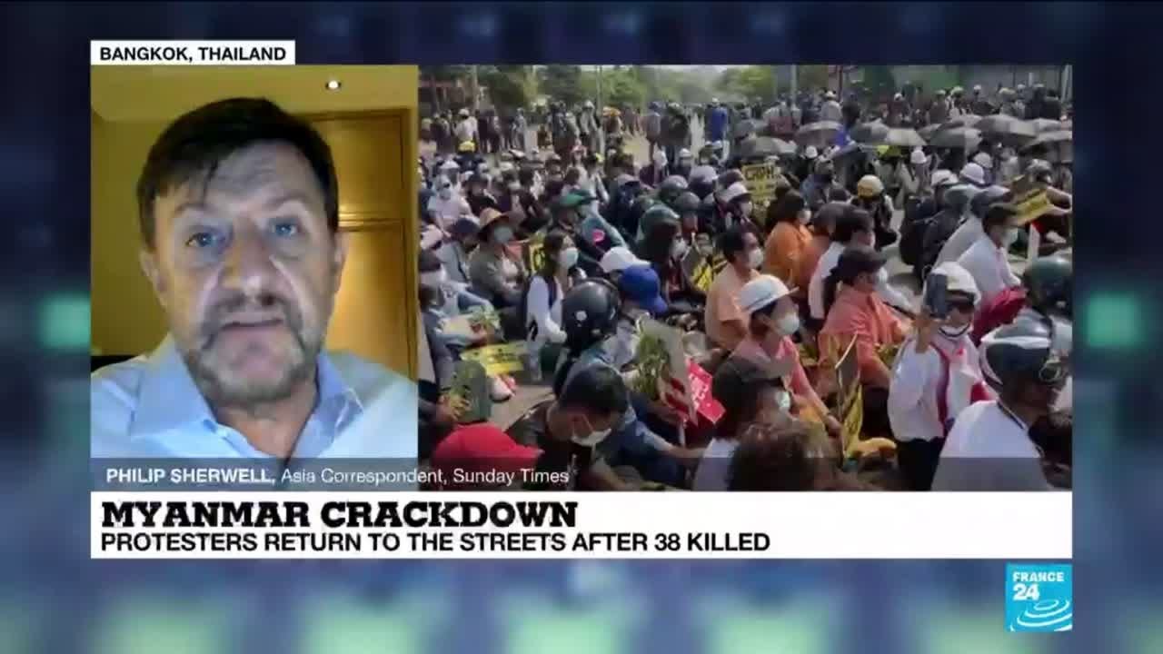 Myanmar coup: Bloody crackdown after month of protests