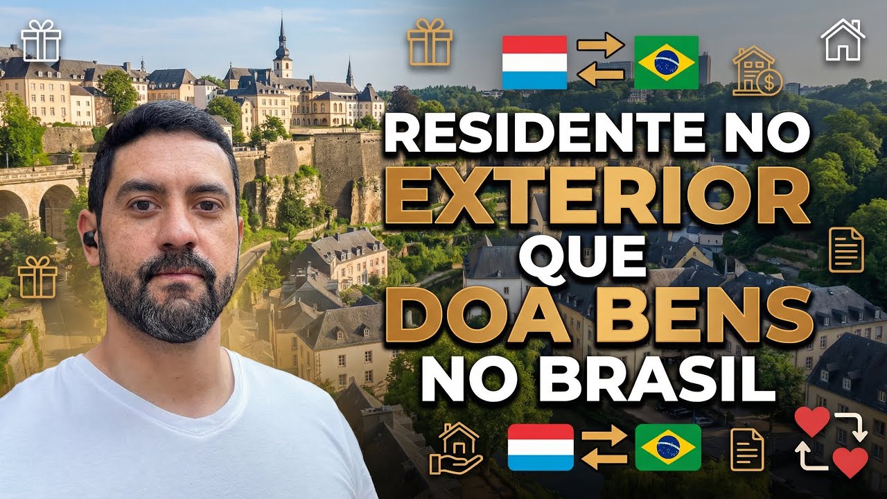 RESIDENTE NO EXTERIOR QUE DOA BENS NO BRASIL: NÃO INCIDÊNCIA DO ITCMD