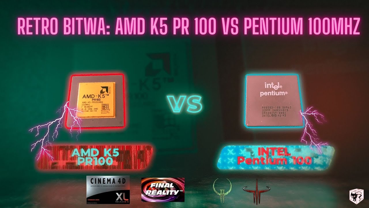 Pojedynek klasyk&oacute;w Socket 7: AMD K5 PR100 kontra Pentium 100MHz