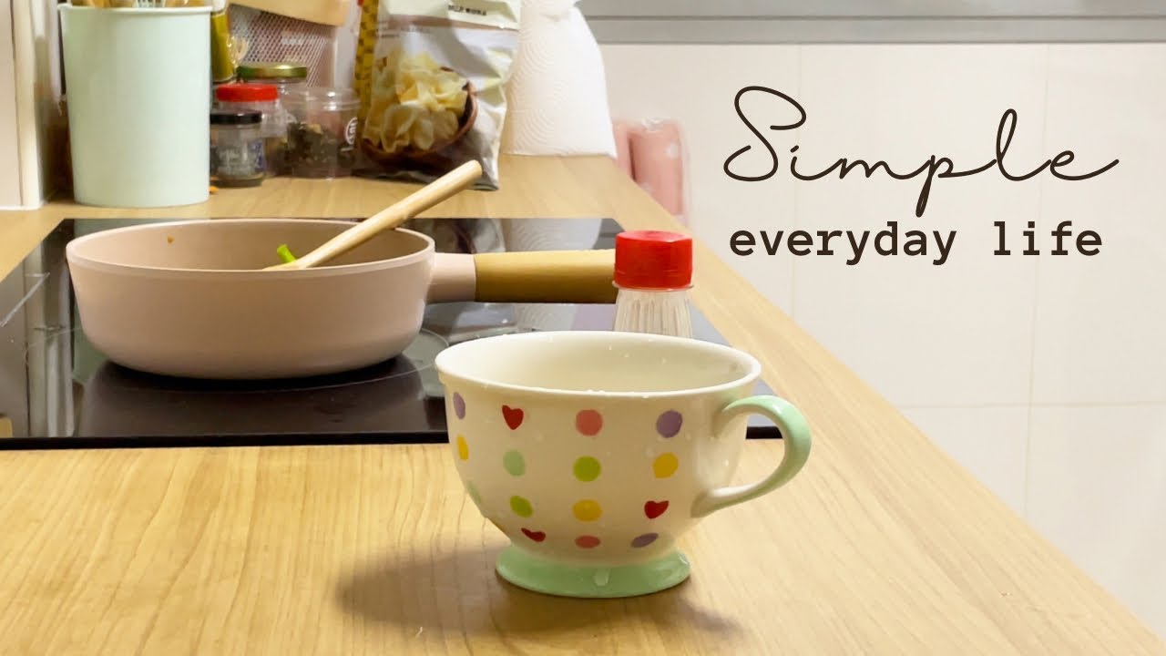 Simple everyday life: Daily vlog - Teriyaki Tofu, MUJI buys, Anyhow veggie egg stew, Job interview