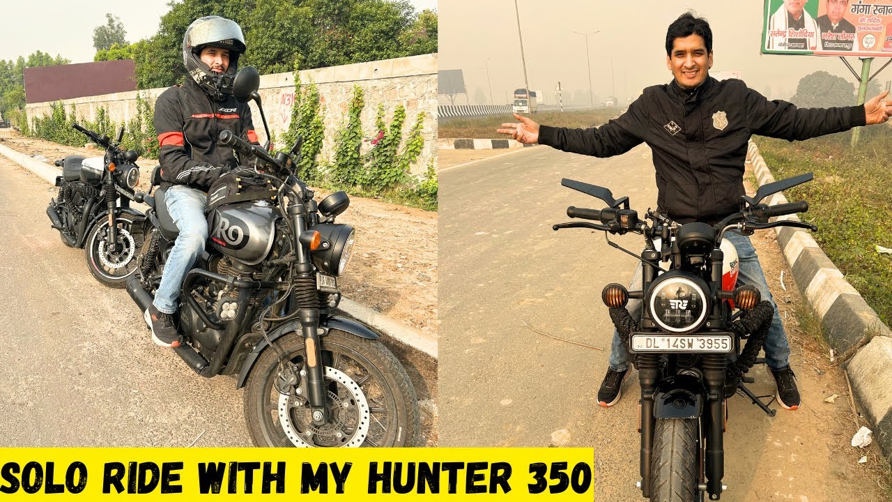 Solo Ride with my Hunter 350  | Royal Enfield | Sunday Ride | Raj Choudhary | Vlogs